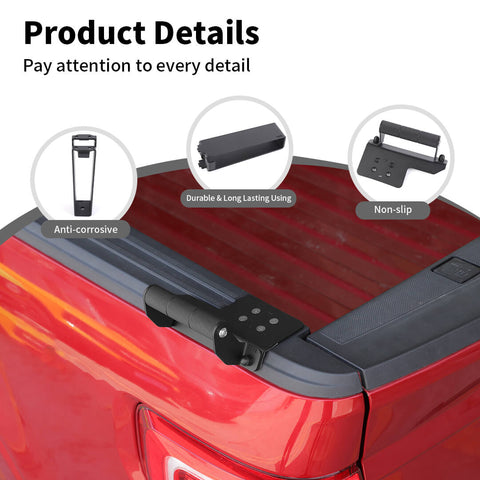 For 2015+ Ford F150 Rear Cargo Box Tailgate Trunk Assist Grab Handle (2 pcs)