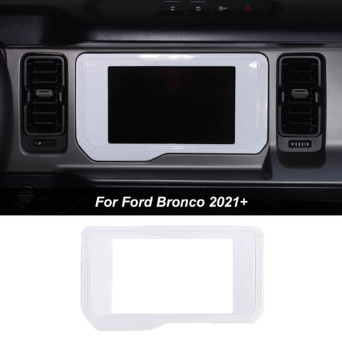 Center GPS Navigation Panel Frame Cover Trim For Ford Bronco 2021+ Accessories｜CheroCar