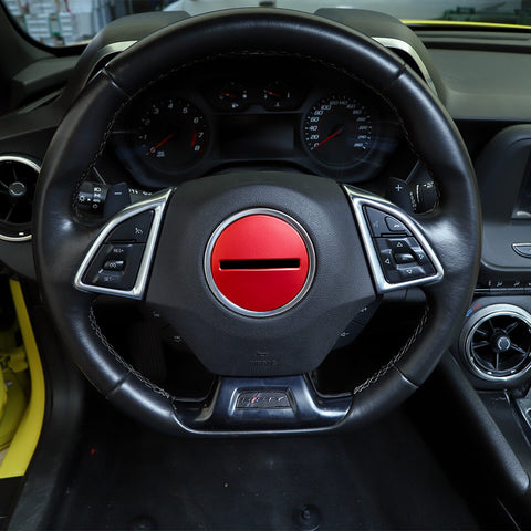 For 2016+ Chevy Camaro Steering Wheel Center Cover Ring Trim