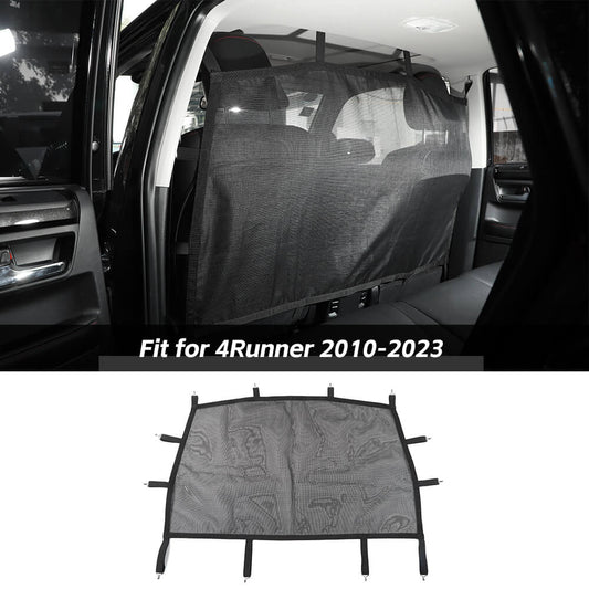 For 2010-2023 Toyota 4Runner Car Rear Seat Shielded Isolation Net Cover