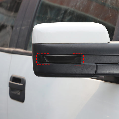 For 2009-2014 Ford F150 Raptor Rearview Mirror Turn Signal Light Trim Cover