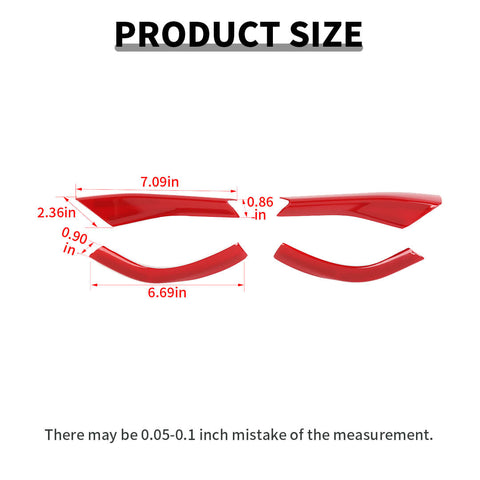 For 2024+ Ford Mustang Side Mirror Arm Base Panel Decor Cover Trim