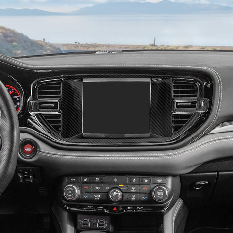 For 2021+ Dodge Durango Interior Center Console Navigation Dashboard Cover Trim