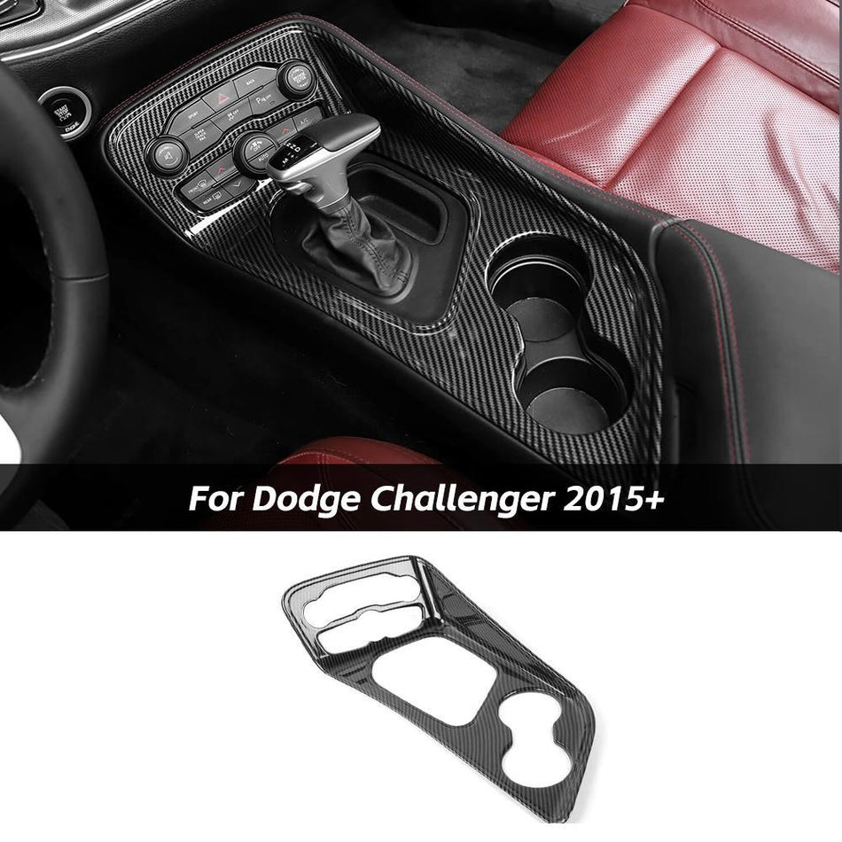 For 2015+ Dodge Challenger Gear Shift Panel Cover Trim