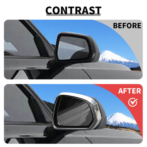 For 2015+ Ford Mustang Rearview Mirror Frame Cover Trim Decoration