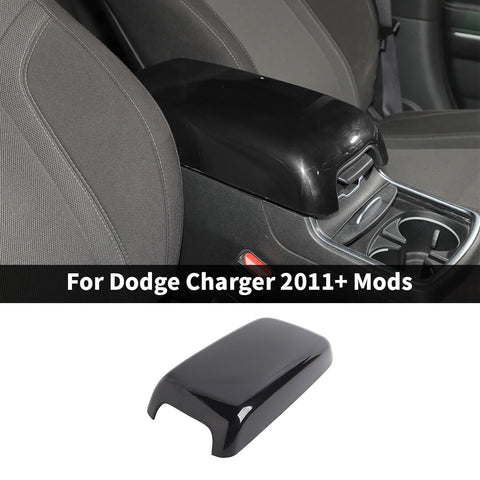 For 2011+ Dodge Charger/Chrysler 300C Armrest Box Panel Decor Trim Cover