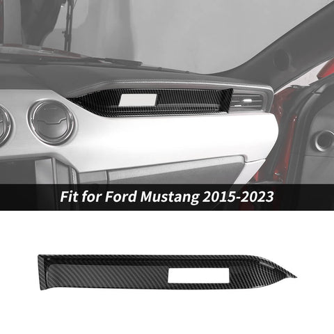 For 2015-2023 Ford Mustang Copilot Passenger Dashboard Cover Trim