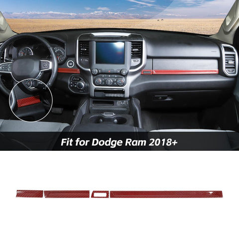 Center Console Trim Decor Panel Strip For Dodge Ram 2018+ Accessories | CheroCar