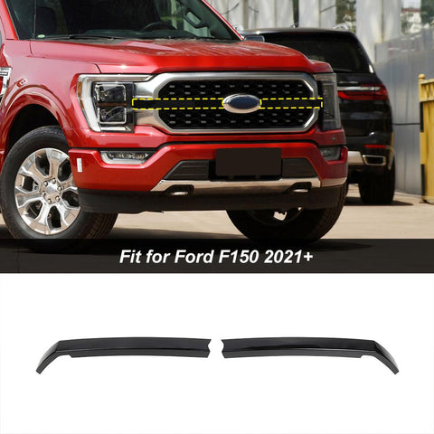 Front Bumper Center Grille Cover Trim Strips For Ford F150 2021+ Accessories | CheroCar