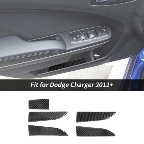 Interior Door Armrest Pad Decorative Trim For Dodge Charger 2011+ Accessories | CheroCar