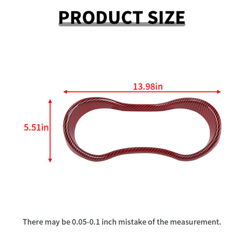 For 2014-2020 Dodge Durango Center Console Dashboard Instrument Box Cover Trim