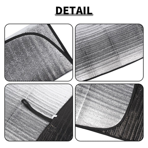 For 2007-2013 Chevy Silverado/GMC-SIERRA Front Windshield Sunshade Reflective Car Sun Shade Visor