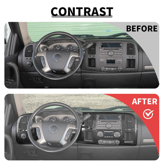 For 2007-2013 Chevy Silverado/GMC SIERRA Center Console Vent Dash Trim Cover