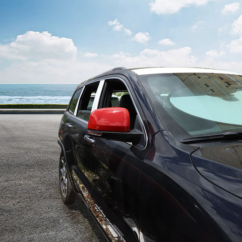 For 2011+ Dodge Durango Side Door Rearview Mirror Cover Trim Shell