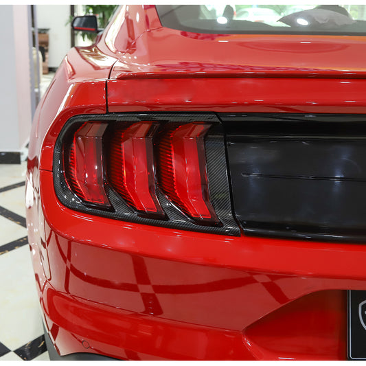 Rear Bumper Tail Light Lamp Cover Guard Trim For Ford Mustang 2018+｜CheroCar