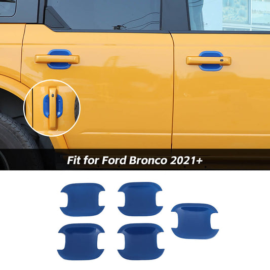 Exterior Door Handle Bowl Panel Cover Trim Bezel For Ford Ford Bronco 2021+ 4-Door Accessories | CheroCar