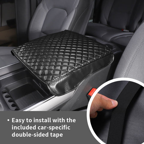 For 2018+ Dodge RAM Leather Central Armrest Box Cushion Cover Pad