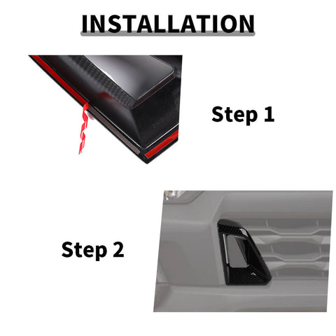 For 2023+ Chevy Colorado Front Side Bumper Grille Air Outlet Insert Cover Trim