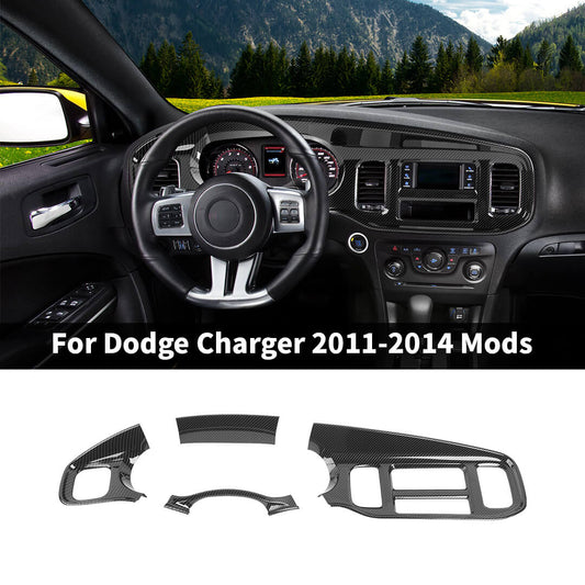 For 2011-2014 Dodge Charger Center Console Dashboard Panel Cover Trim