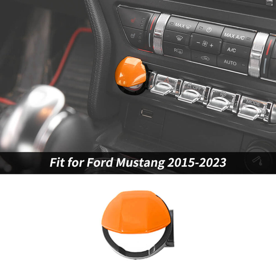 For 2015-2023 Ford Mustang Engine Start Stop Button Switch Cover Trim