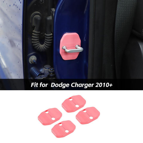 Car Door Lock Cover Trim Protect for Dodge Charger 2010+ & Durango 2011+ & Ram 2010+ & Journey 2009+｜CheroCar