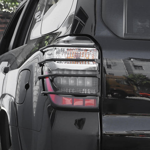 For 2014-2023 Toyota 4Runner Black Rear Tail Light Guard Cover Protect Trim