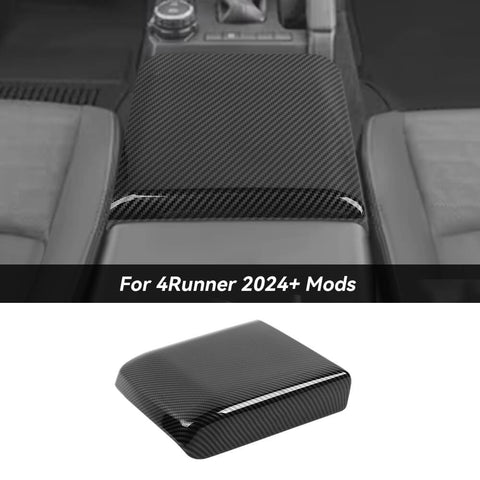 For 2024+ 4Runner Interior Central Armrest Box Decoration Panel Trim Cover