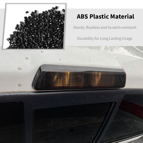 For 2009-2014 Ford F150 Raptor Smoked Black High Brake Light Lamp Cover Trim Cap