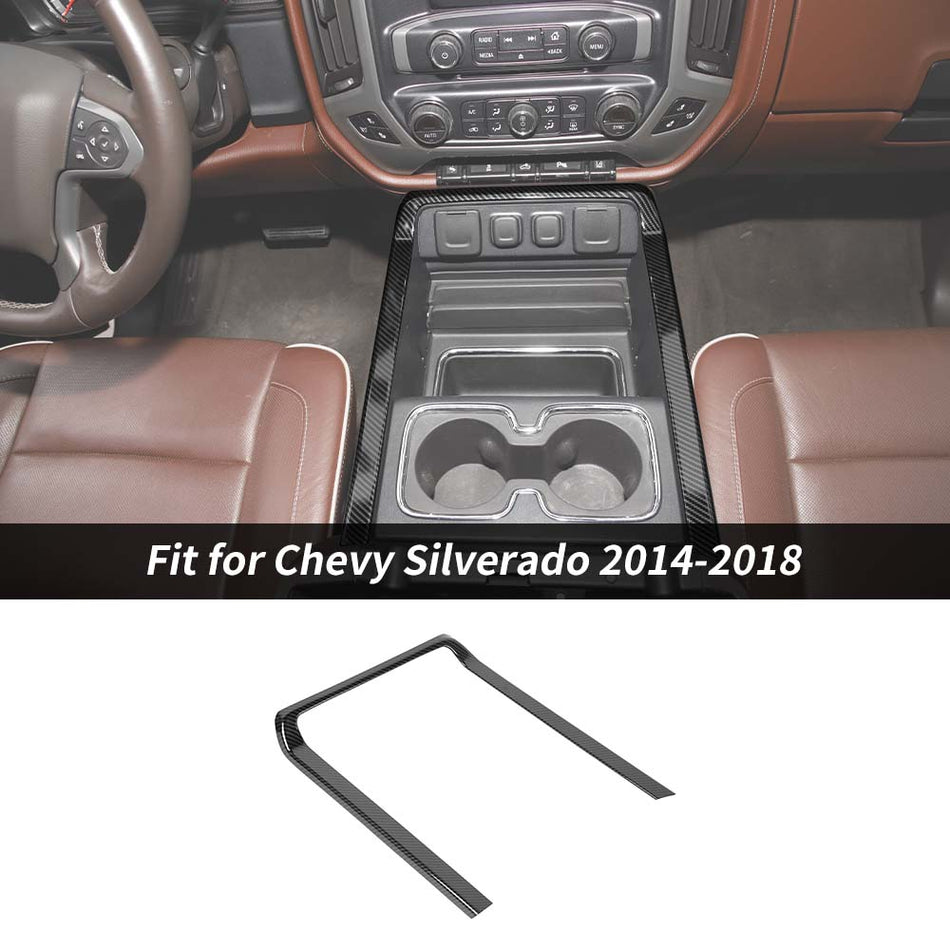 For 2014-2018 Chevy Silverado/GMC Sierra Central Cup Holder Cover Trim