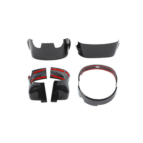 For 2015+ Dodge Challenger/Chrysle 300C/2011+ Charger/2014+ Durango Electric Adjust Steering Wheel Base Cover Trim