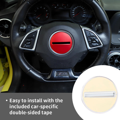 For 2016+ Chevy Camaro Steering Wheel Center Cover Ring Trim