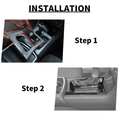 For 2015+ Dodge Charger 8.4 Inches Screen Console Dashboard Gear Shift Box Cover Trim