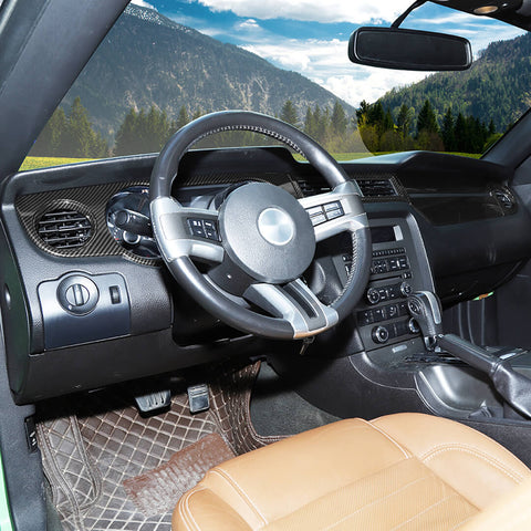 For 2010-2013 Ford Mustang Interior Center Console Trim Cover Kit