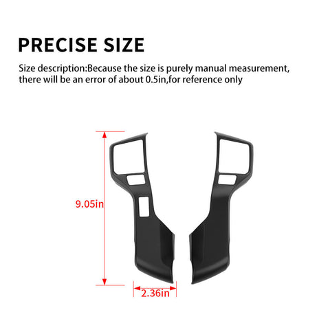 For 2010-2023 Toyota 4Runner Steering Wheel Cover Decor Trim Bezel Frame