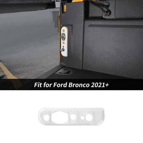 Trunk Tailgate Latch Door Lock Panel Cover For Ford Bronco 2021+ Accessories | CheroCar