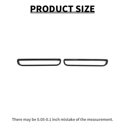 For 2015+ Dodge Challenger Rear Fog Light Frame Panel Cover Trim