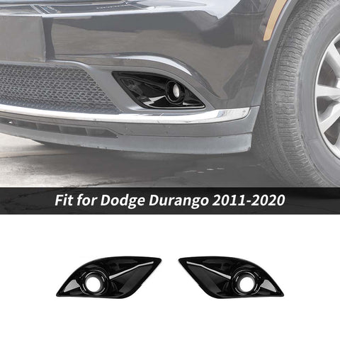 Front Fog Light Cover Fog Lamp Decoration Trim For Dodge Durango 2011-2020 Accessories | CheroCar