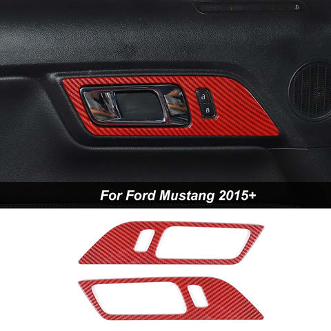 Door Handle Frame Trim Cover For Ford Mustang 2015+｜CheroCar