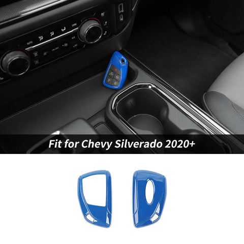 Key Fob Cover Case Protector Shell For Chevy Silverado/Suburban/Tahoe 2020+ Accessories | CheroCar