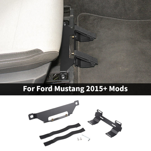For 2015+ Ford Mustang Under Front Seat Fire Extinguisher Mount Holder Stand Bracket