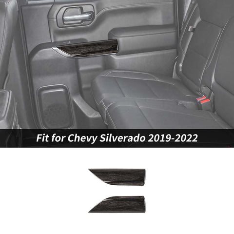 For 2019-2022 Chevy Silverado/GMC Sierra Interior Rear Car Door Panel Trim Cover