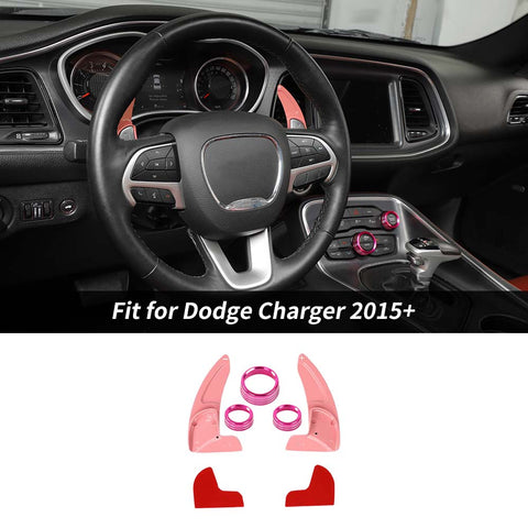 Shift Paddle/Air Condition Sound Switch Ring For Dodge Charger/Challenger 2015+ Accessories | CheroCar