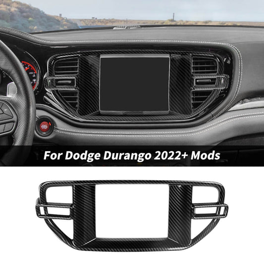 For 2021+ Dodge Durango Interior Center Console Navigation Dashboard Cover Trim