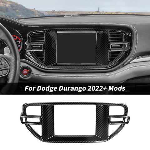 For 2021+ Dodge Durango Interior Center Console Navigation Dashboard Cover Trim