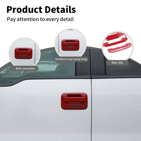 For 2009-2014 Ford F150 Raptor Exterior Outer Door Handle Bowl Cover Trim