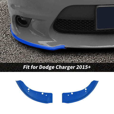For 2015+ Dodge Charger SRT Front Bumper Lip Splitter Protector Cover Trim