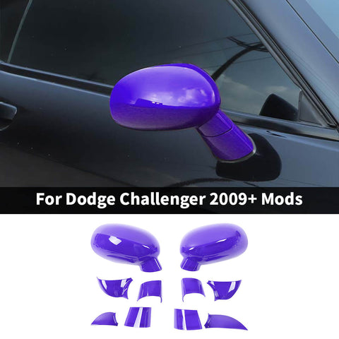 For 2009+ Dodge Challenger Side Rearview Mirror Trim Cover
