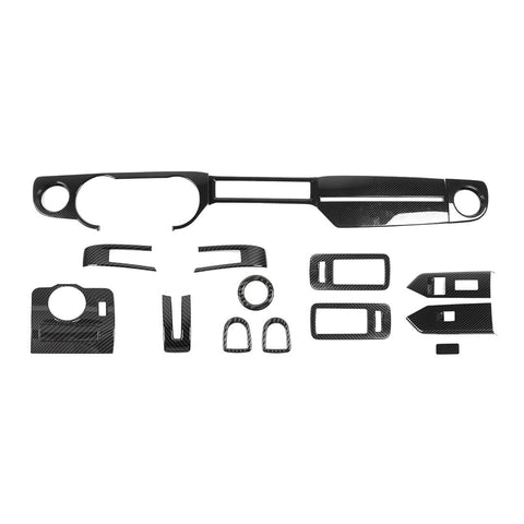 For 2010-2013 Ford Mustang Interior Center Console Trim Cover Kit