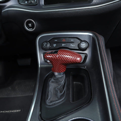 For 2015+ Dodge Challenger Interior Center Console Decor Cover Trim Kit