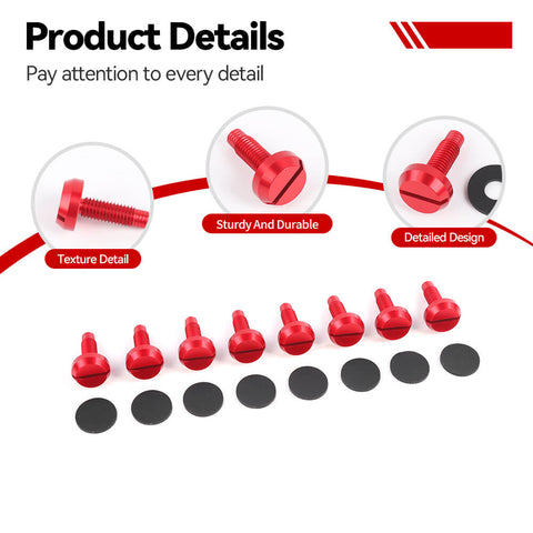 For Ford Bronco Tailgate Spare Tire Delete Bumper Screws Bolts